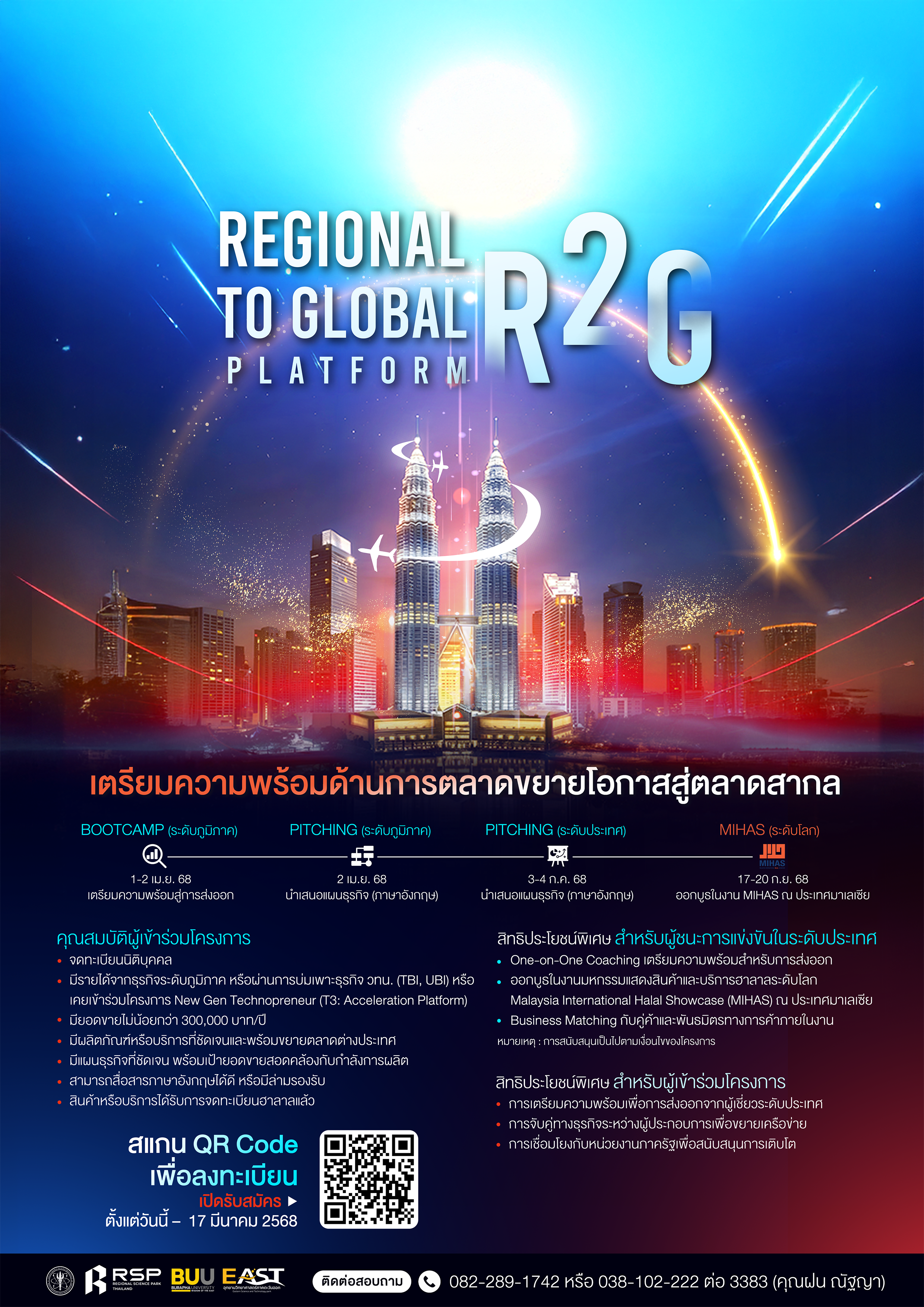 ธุรกิจไทยสู่ตลาดต่างประเทศ!  R2G 2025 l EASTPARK